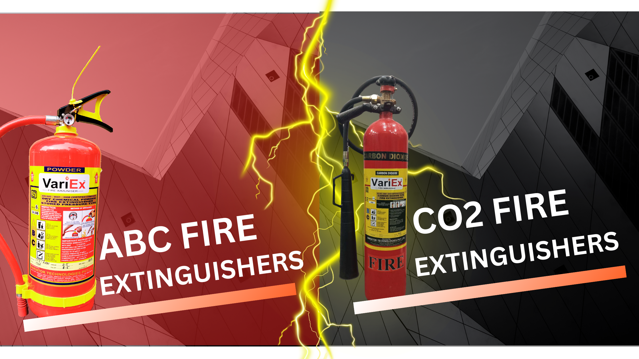 ABC and CO2 Fire Extinguishers