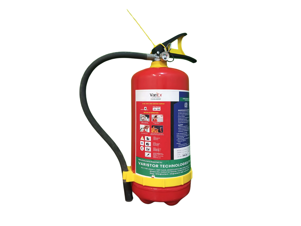 CLEAN AGENT FIRE EXTINGUISHERS 4 KG