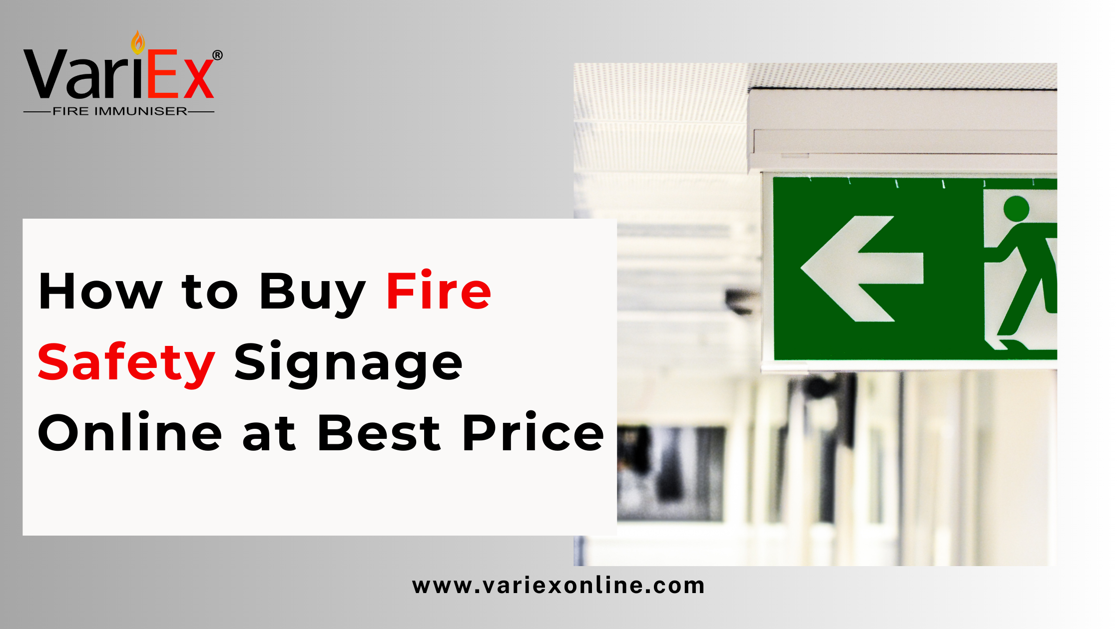 Fire safety signage online