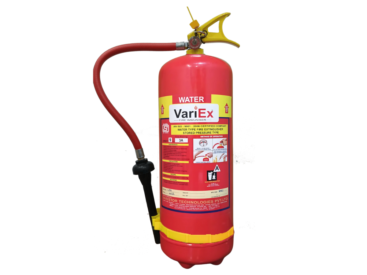 WATER TYPE FIRE EXTINGUISHERS