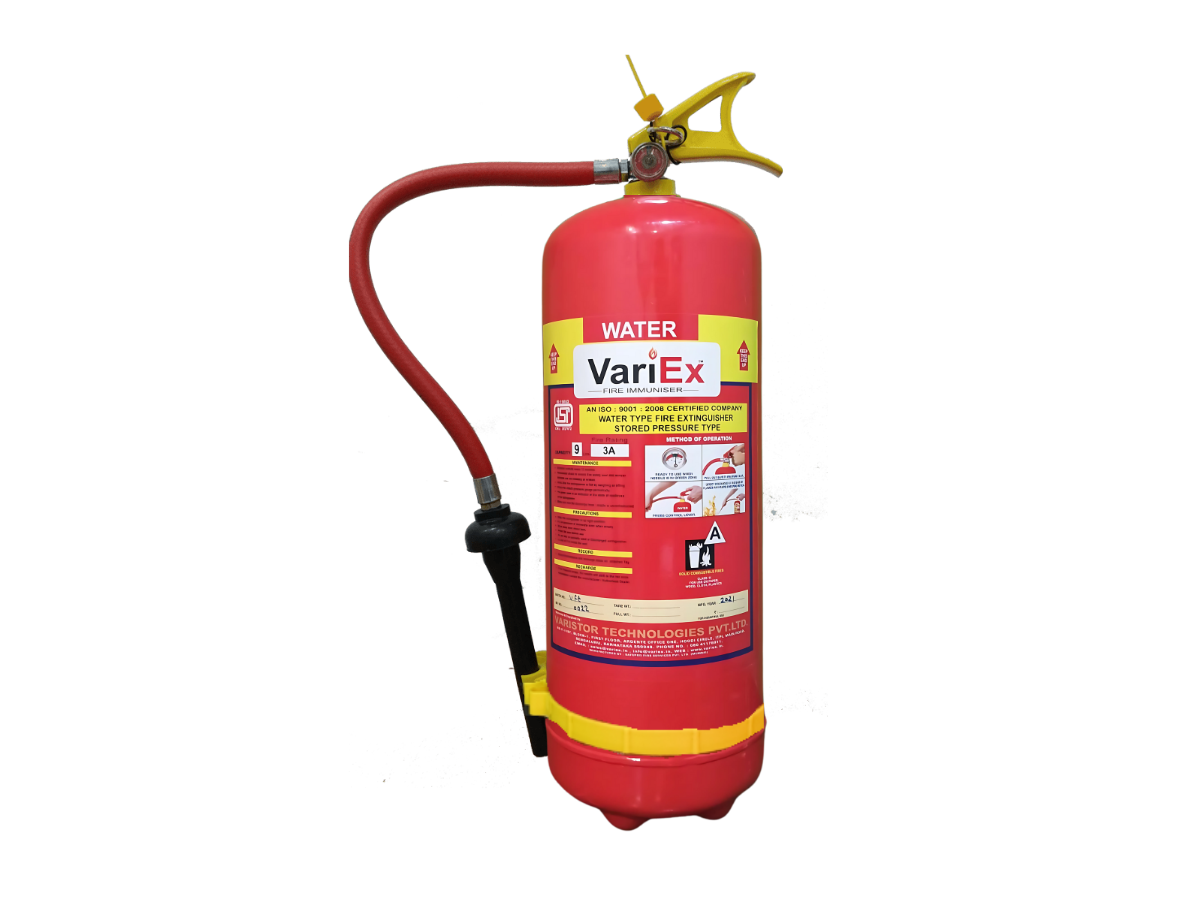 WATER TYPE FIRE EXTINGUISHERS